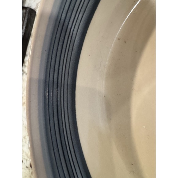 Mikasa Potters Art Blue Thunder Vegetable Serving Bowl 9" Japan - Picture 3 of 8